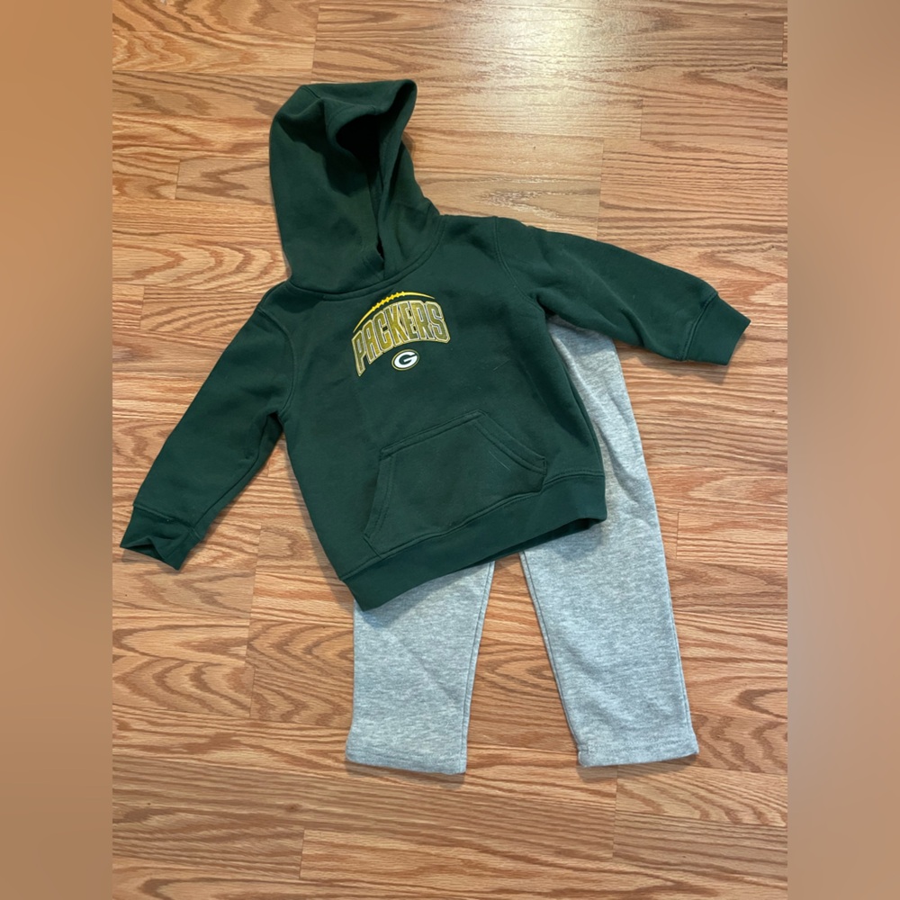 Authentic NFL Like New Greenbay Packers Baby Boy Sweatsuit Outfit